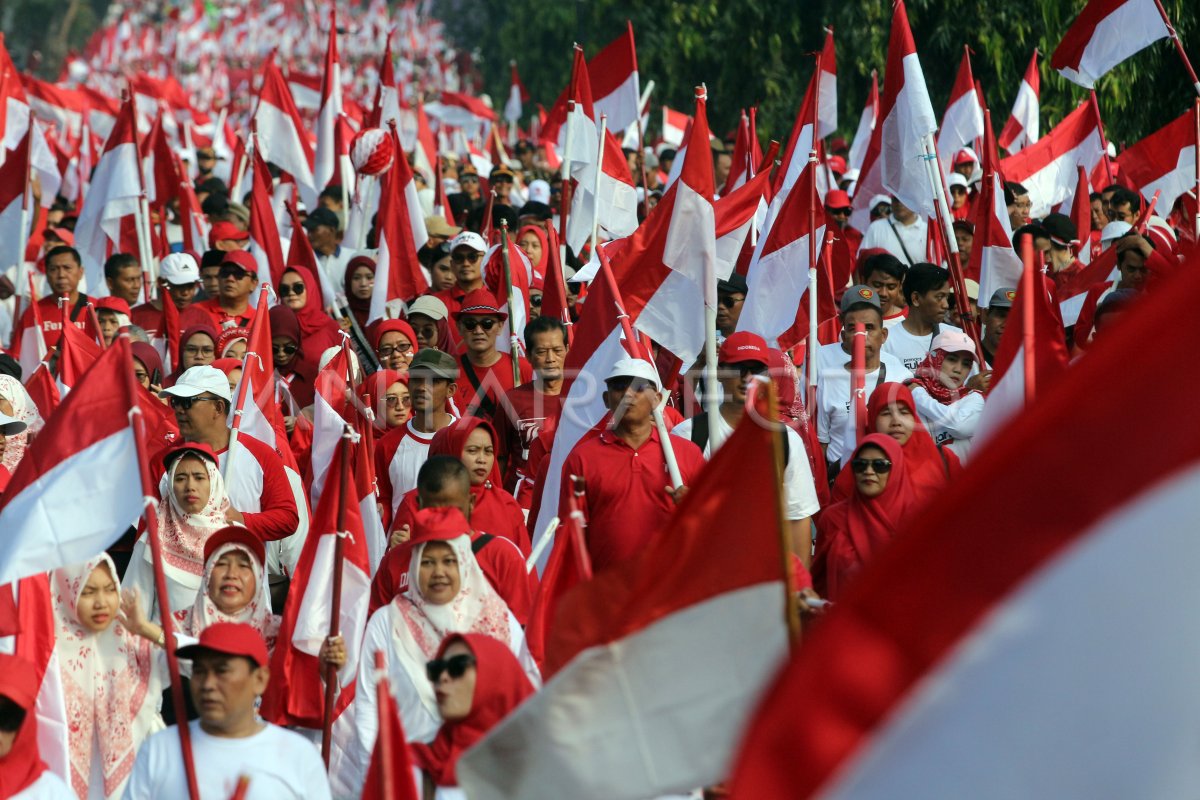 Kirab Merah Putih, Mahasiswa Teguhkan Semangat Persatuan dan Indonesia Damai